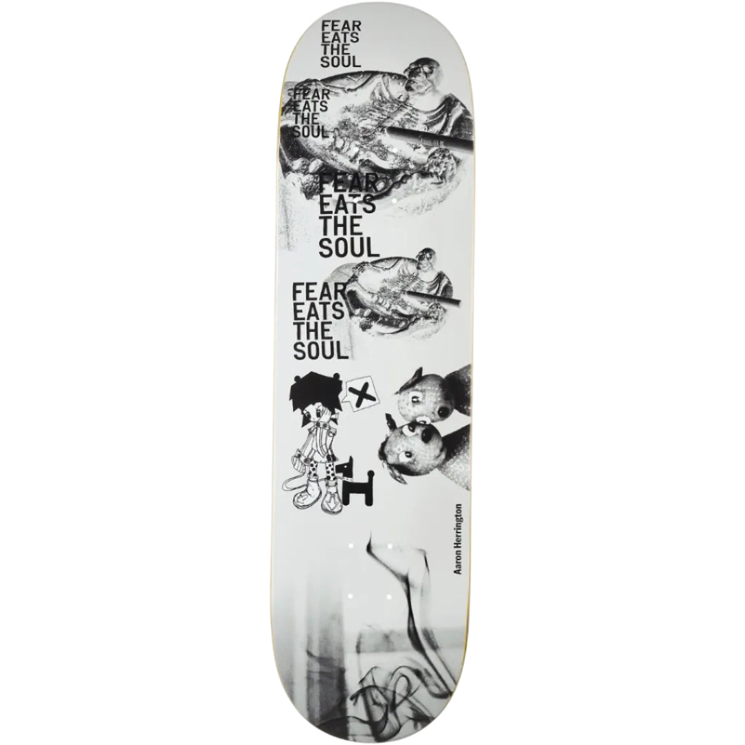 POLAR SKATE CO HERRINGTON FEAR EATS THE SOUL DECK 8.125