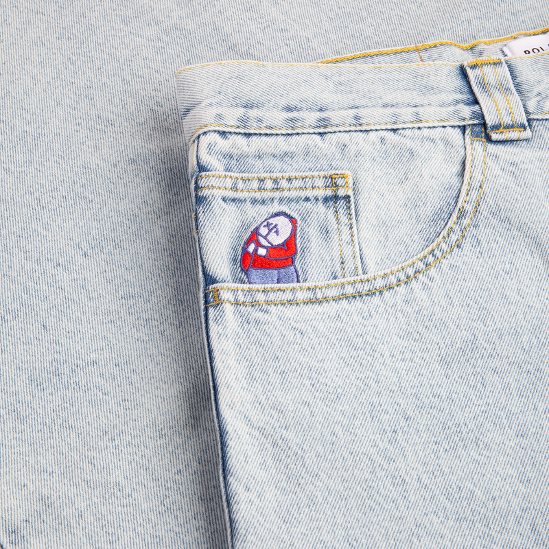 POLAR SKATE CO BIG BOY DENIM LIGHT BLUE OG