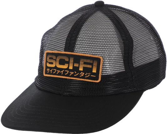 SCI-FI FANTASY MESH CAP BLACK