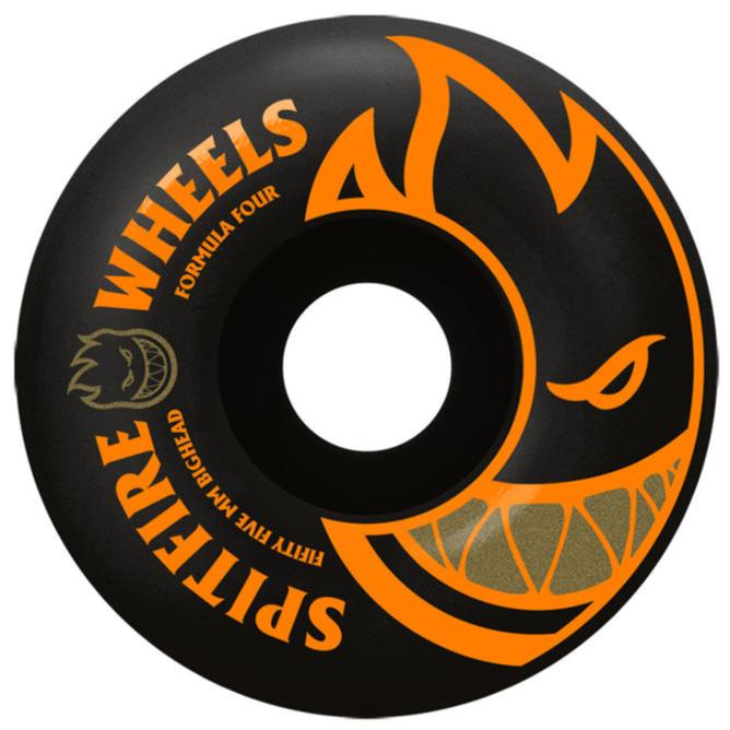 SPITFIRE WHEELS FORMULA FOUR 99DURO BIGHEAD BLACK/ORANGE