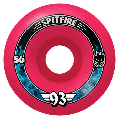 SPITFIRE WHEELS FORMULA FOUR RADIALS 93A 56MM WATERMELON PINK
