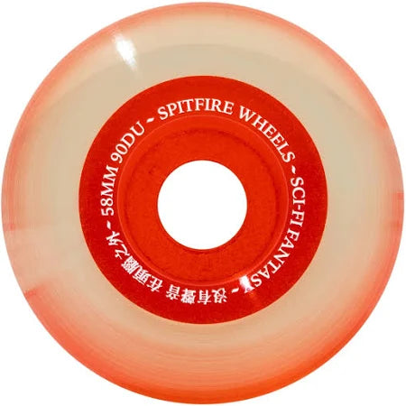 SPITFIRE WHEELS SCI-FI FANTASY SAPPHIRES ORANGE 58MM