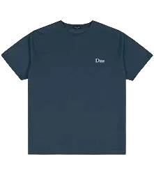DIME MTL CLASSIC SMALL LOGO T-SHIRT NAVY