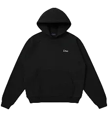 DIME MTL CLASSIC SMALL LOGO HOODIE BLACK