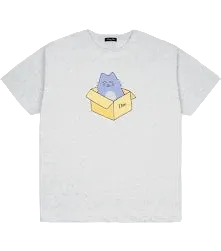DIME MTL BOX LOGO T-SHIRT ASH