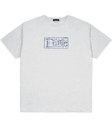 DIME MTL CLASSIC PLASTIC T-SHIRT ASH
