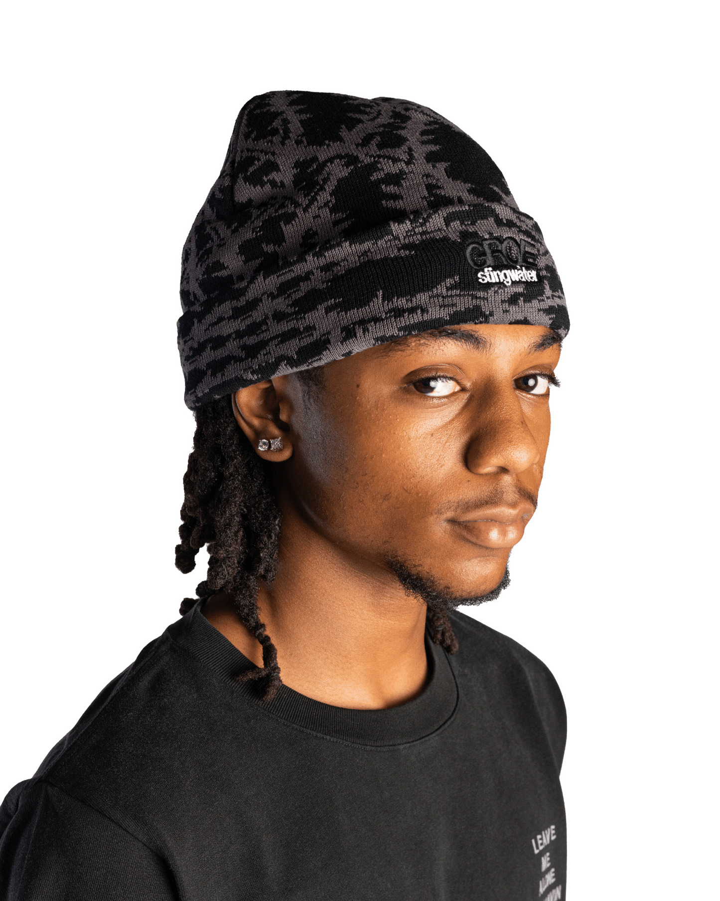 STINGWATER THORN BEANIE BLACK/GREY