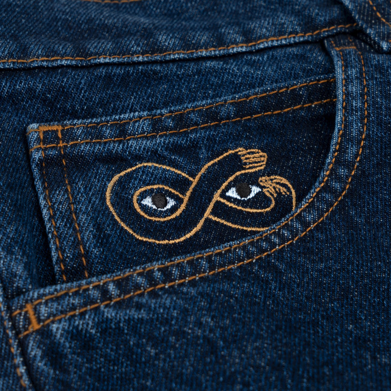 MAGENTA SKATEBOARDS OG DENIM PANTS BLUE
