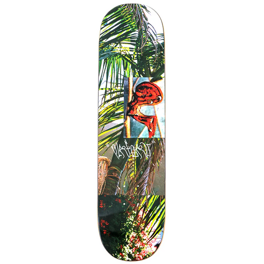 PLATEAU SKATEBOARDS RED JIM OF MADAGASCAR DECK 8.0