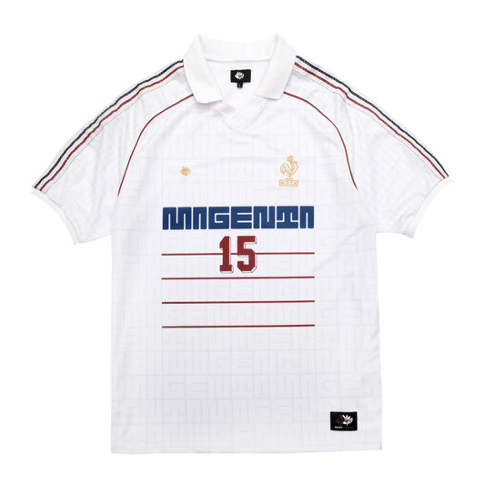 MAGENTA SKATEBOARDS FRANCE JERSEY WHITE