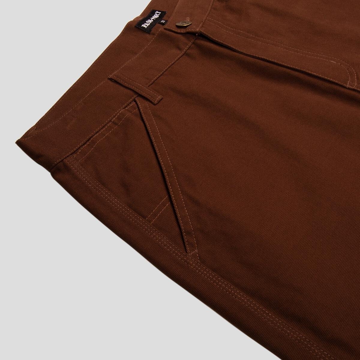 PASS~PORT SKATEBOARDS MOVERS SHORTS BROWN