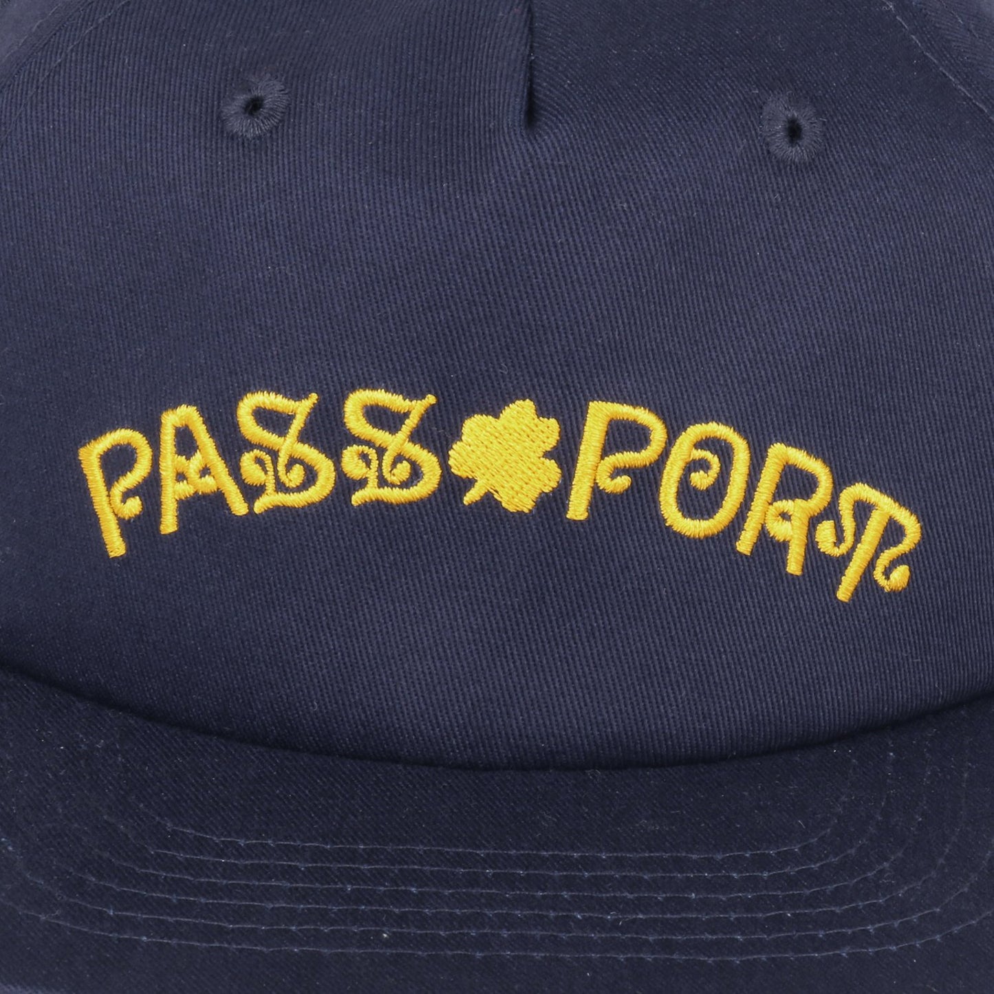 PASS~PORT SKATEBOARDS SHAM 5 PANEL CAP NAVY