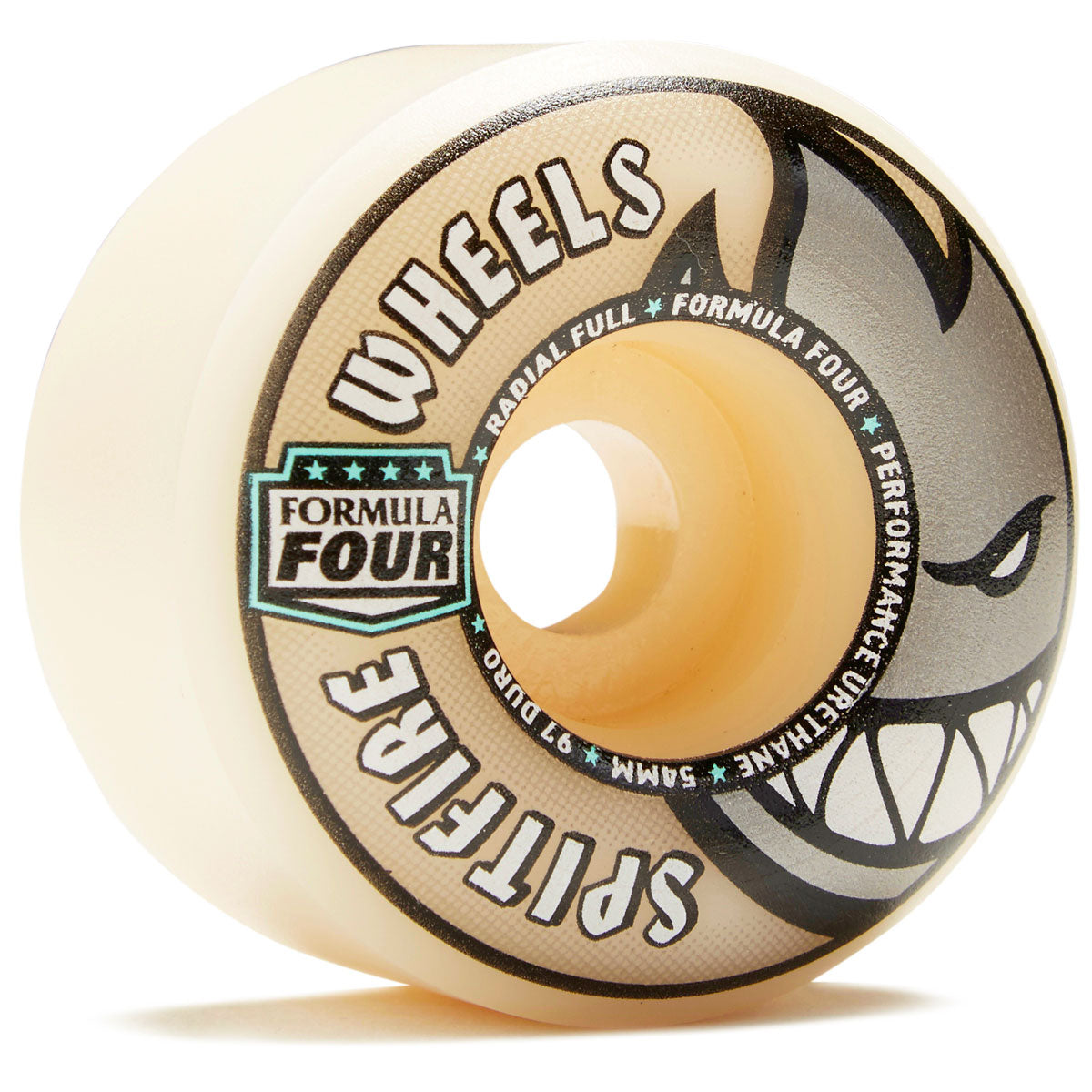 SPITFIRE WHEELS FORMULA FOUR RADIAL FULL 97 DURO SILVER SIZE VARIANT