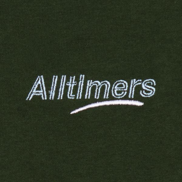 ALLTIMERS ESTATE EMBROIDERED TEE FOREST GREEN