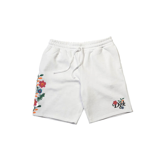 DGK LIFE FLEECE SHORTS WHITE