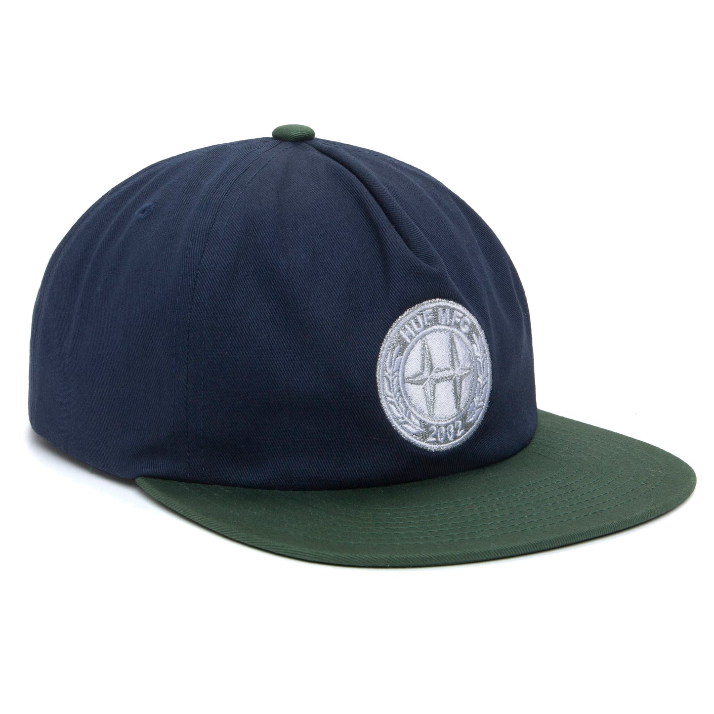 HUF WORLDWIDE H CLASS SNAPBACK NAVY N GREEN