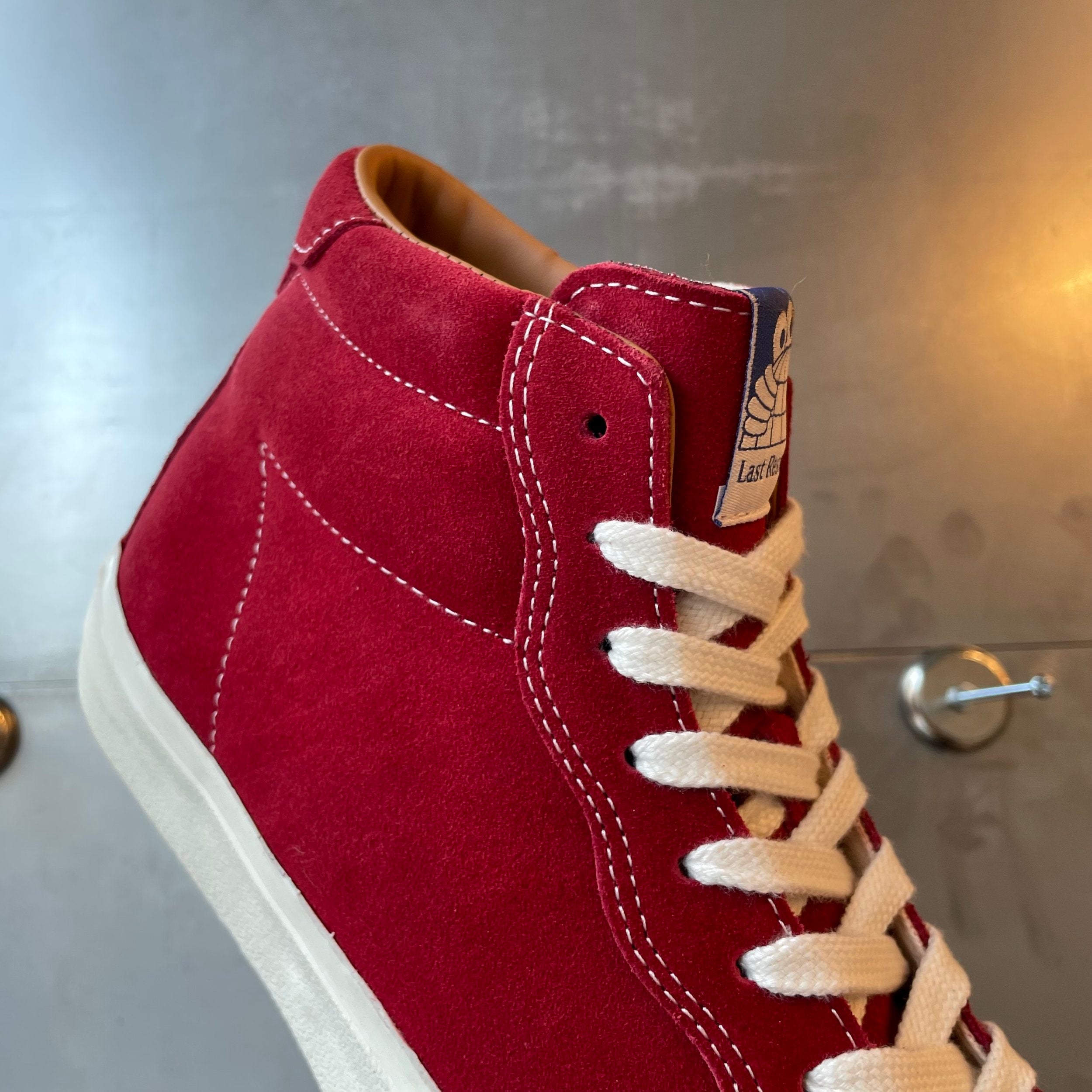 LAST RESORT AB VM001 SUEDE HI OLD RED/WHITE