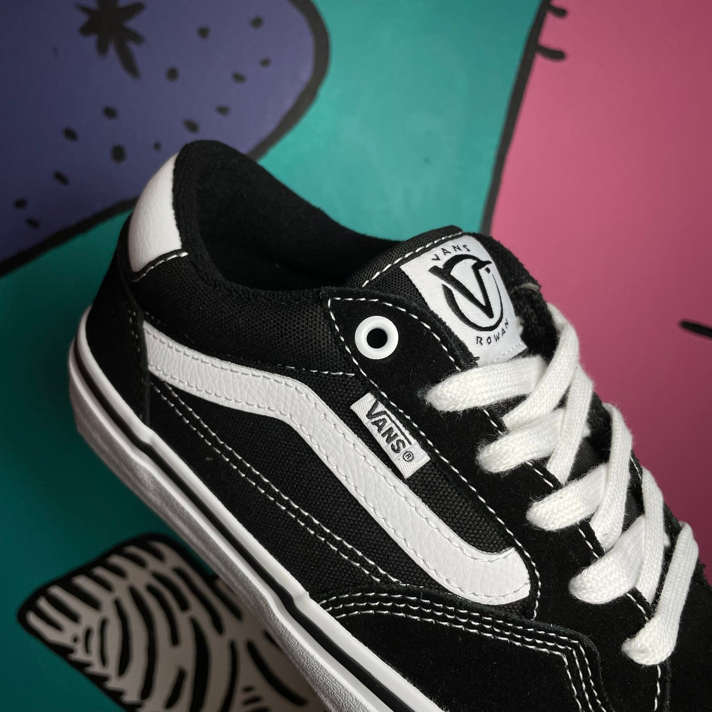 VANS SKATE ROWAN PRO BLACK / WHITE