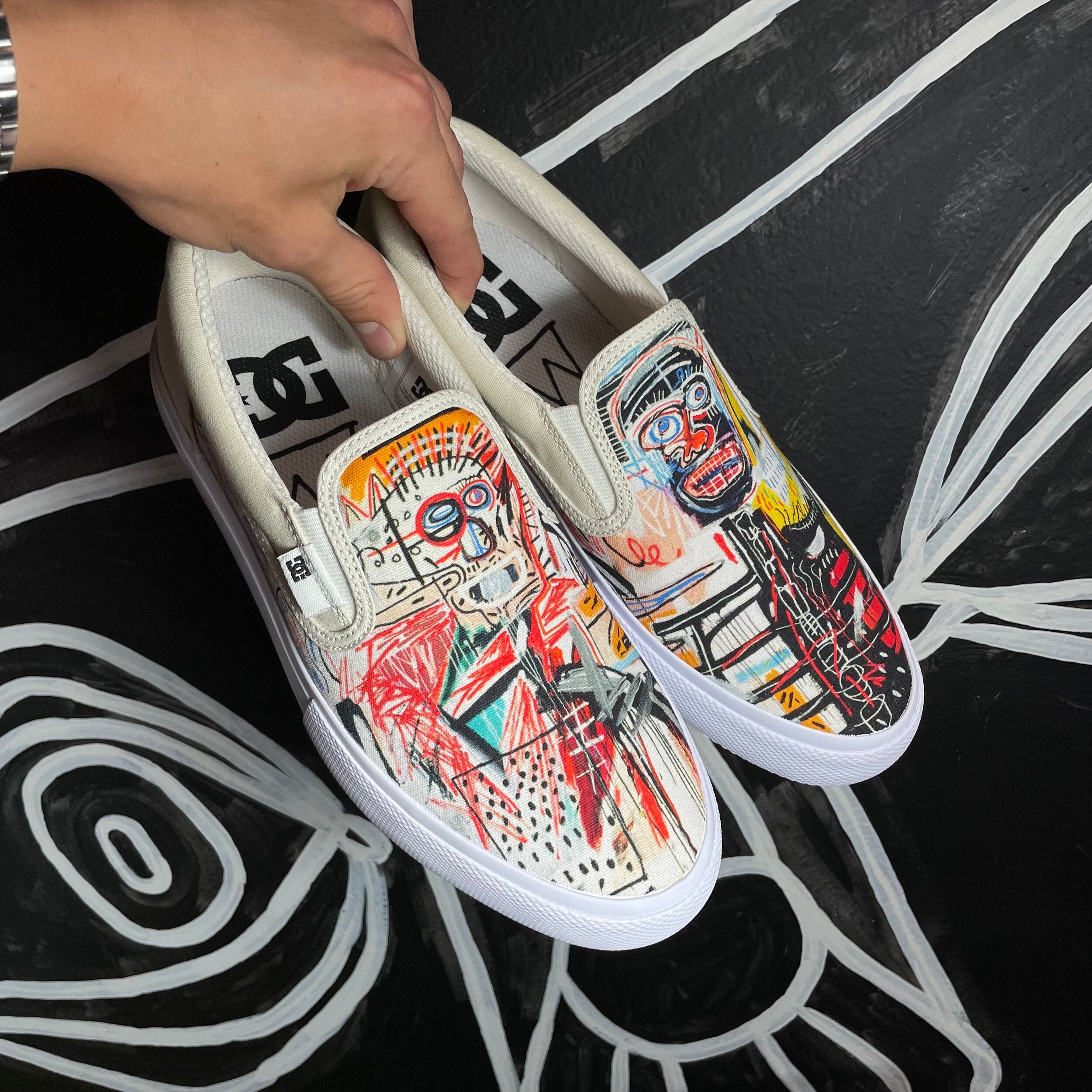 DC SHOE CO BASQUIAT MANUAL SLIP ON Olympia Skateshop