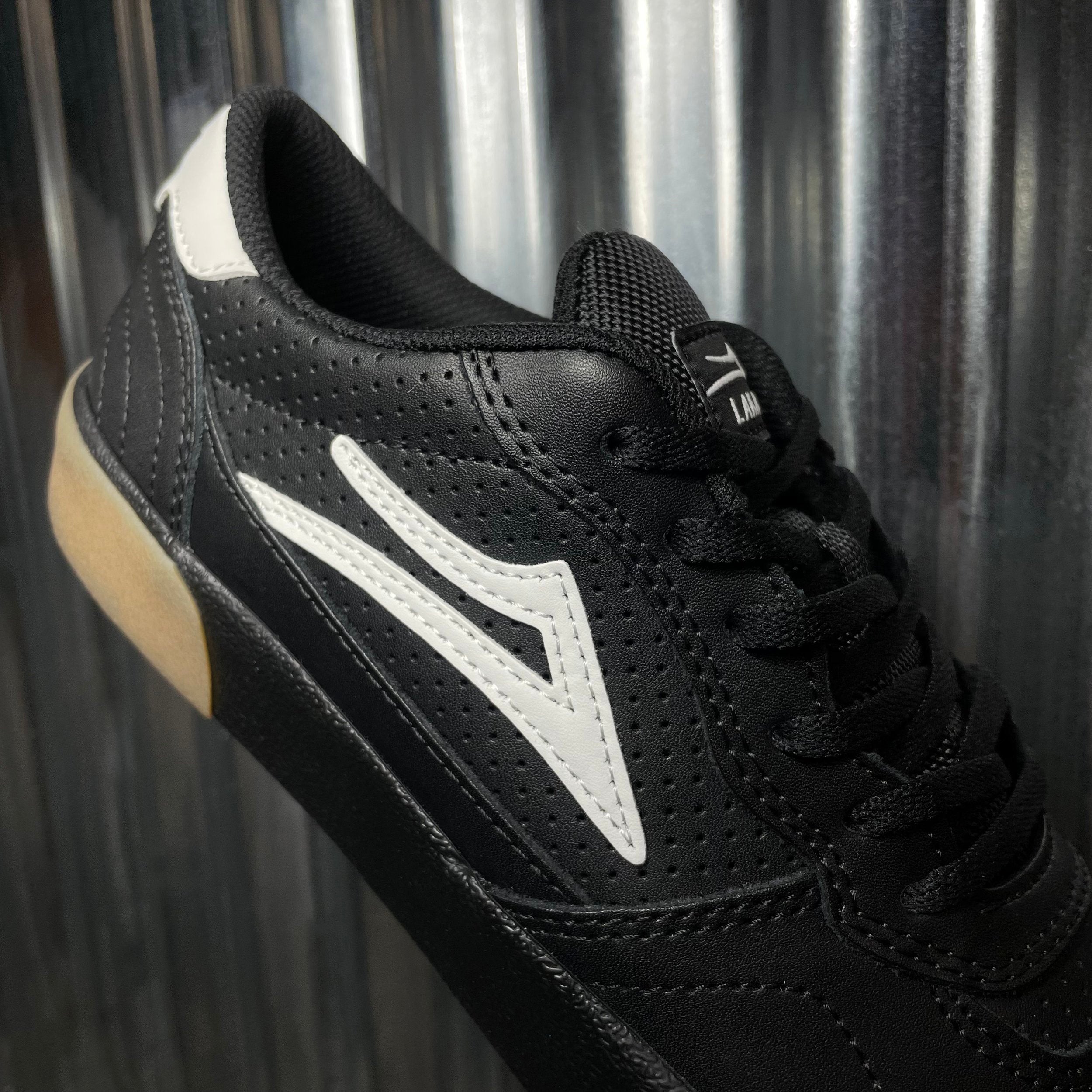 LAKAI LTD CAMBRIDGE BLACK LEATHER GUM Olympia Skateshop