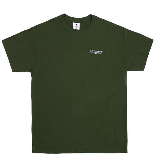 ALLTIMERS ESTATE EMBROIDERED TEE FOREST GREEN