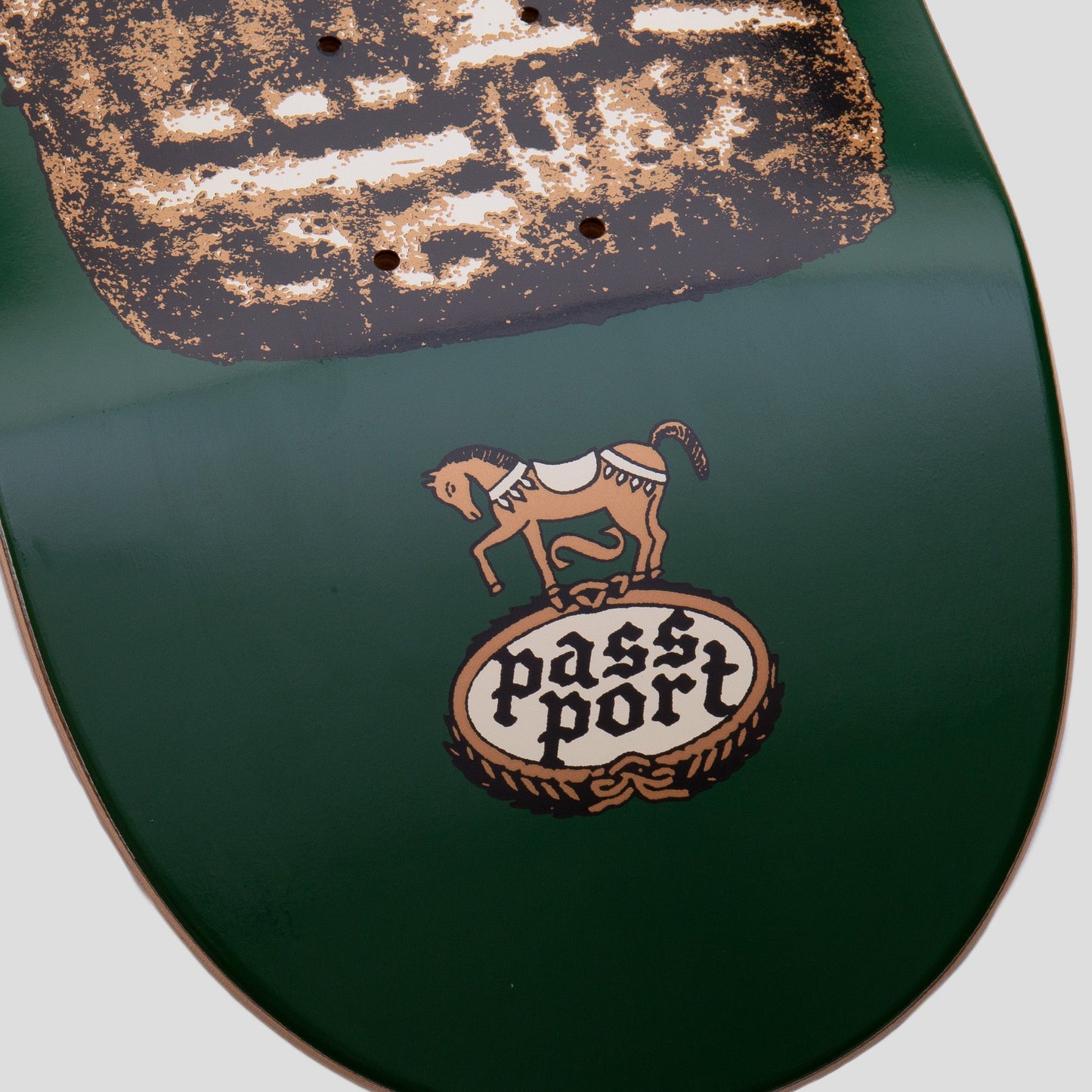PASS~PORT SKATEBOARDS LEAVEN SPECULAAS DECK GREEN 8.5