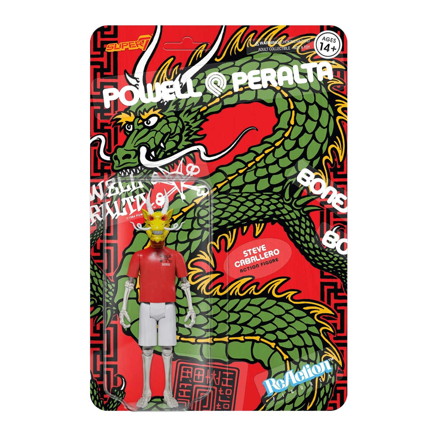 SUPER 7 POWELL PERALTA REACTION WAVE 1 STEVE CABALLERO CHINESE DRAGON