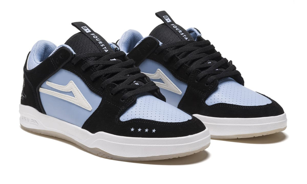 LAKAI LTD TELFORD LOW LIGHT BLUE/BLACK SUEDE FOURSTAR