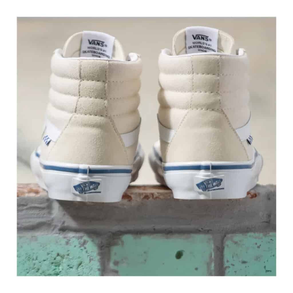 Vans canvas sk8-hi on sale white