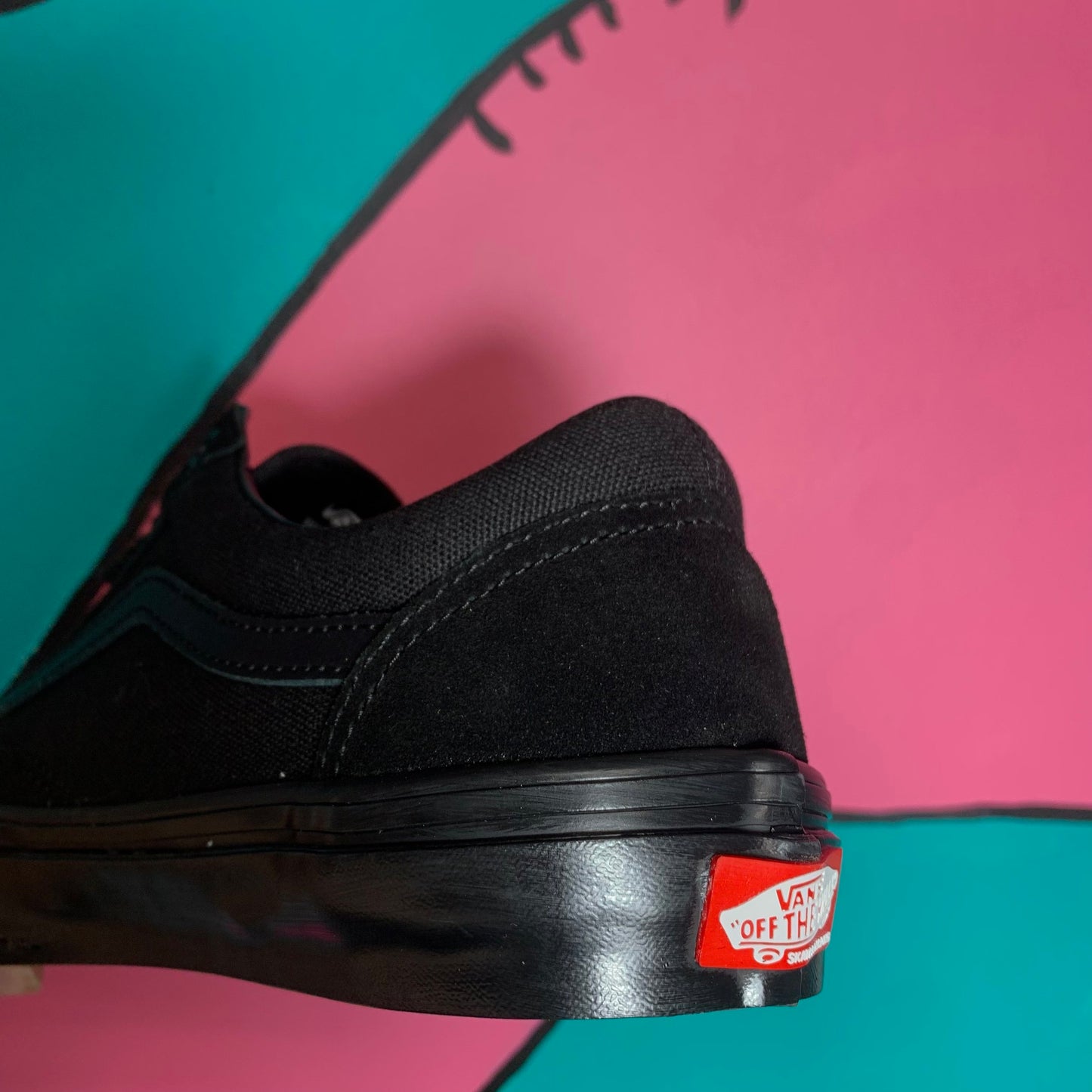 VANS BLACK BLACK SKATE OLD SKOOL