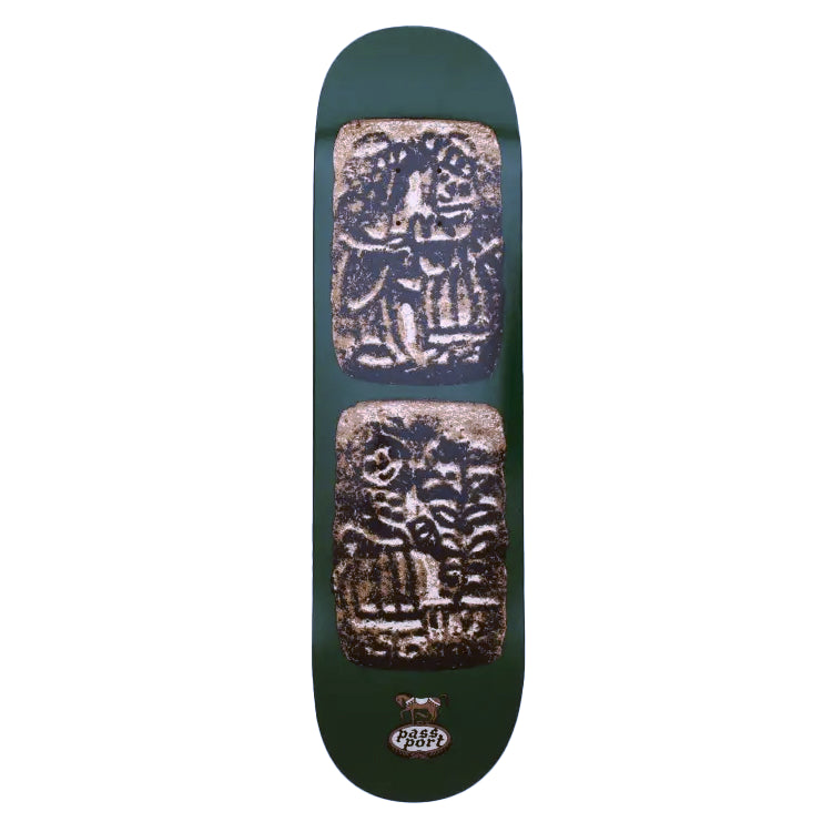 PASS~PORT SKATEBOARDS LEAVEN SPECULAAS DECK GREEN 8.5