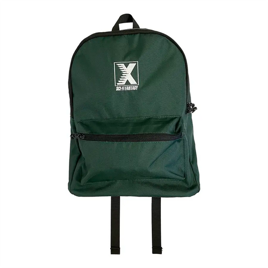 SCI-FI FANTASY X LOGO BACKPACK FOREST GREEN