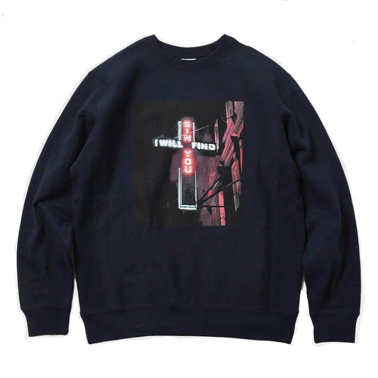 SAINTS & SINNERS SIN WILL FIND YOU CREWNECK NAVY
